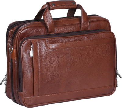 

R Stylist 15 inch Laptop Messenger Bag(Tan)