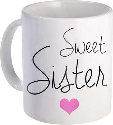 

SKY TRENDS Raksha Bandhan Gift For Sister Amazing Present For Sis ST-31 Ceramic Mug(330 ml), Multicolor
