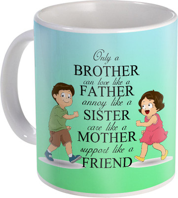 

SKY TRENDS Raksha Bandhan Gift For Sister Amazing Present For Sis ST-47 Ceramic Mug(330 ml), Multicolor
