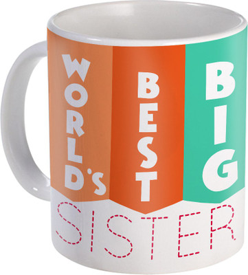 

SKY TRENDS Raksha Bandhan Gift For Sister Amazing Present For Sis ST-26 Ceramic Mug(330 ml), Multicolor