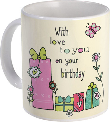 

SKY TRENDS Raksha Bandhan Gift For Sister Amazing Present For Sis ST-04 Ceramic Mug(330 ml), Multicolor