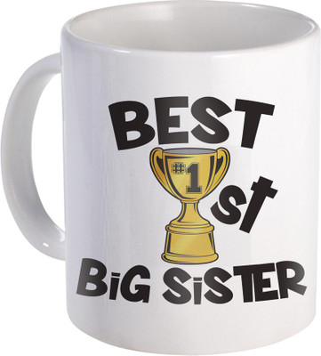 

SKY TRENDS Raksha Bandhan Gift For Sister Amazing Present For Sis ST-19 Ceramic Mug(330 ml), Multicolor