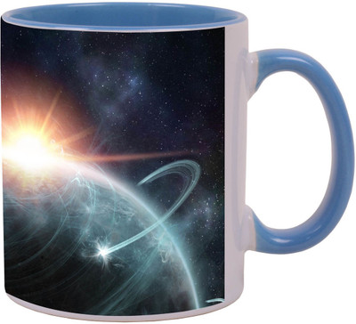 

Arkist kehnwa plane Blue Ceramic Mug(340 ml), Multicolor
