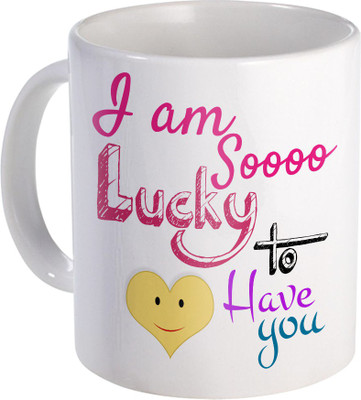 

SKY TRENDS Raksha Bandhan Gift For Sister Amazing Present For Sis ST-23 Ceramic Mug(330 ml), Multicolor
