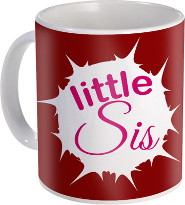 

SKY TRENDS Raksha Bandhan Gift For Sister Amazing Present For Sis ST-15 Ceramic Mug(330 ml), Multicolor