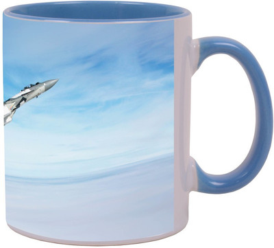 

Arkist su 35s russian jet fighter Blue Ceramic Mug(340 ml), Multicolor