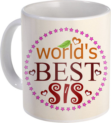 

SKY TRENDS Raksha Bandhan Gift For Sister Amazing Present For Sis ST-35 Ceramic Mug(330 ml), Multicolor