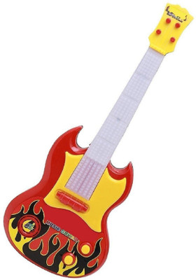 

Taaza Garam kids high quality Rockband Style Musical Yellow Small Guitar for Kids-Gift toy(Yellow)