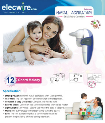 

Solomon Technologies Limited CR1210 Battery Operated Nasal Aspirator(Blue)
