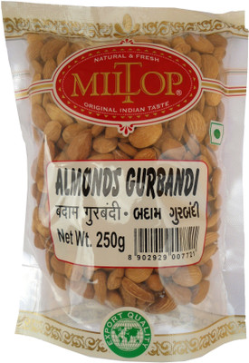 

MilTop Gurbandi almond Almonds(250 g, Pouch)