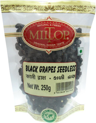 

MilTop Kishmish Black Raisins(250 g, Pouch)