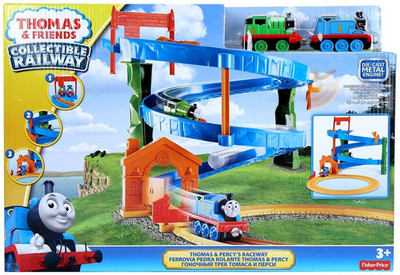 

Thomas Thomas and Friends Collectible Railway Thomas and Percy's Raceway(Multicolor)