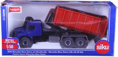 

SIKU Siku Mercedes Benz Zetros Roll Off Skip - Blue(Blue)
