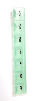 Pin to Pen 1 week 1 time Pill Box(Green)