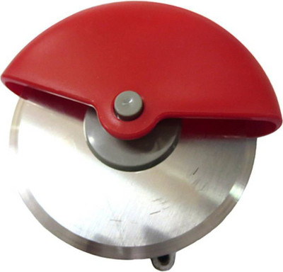 Alpyog Multipurpose Round Wheel Pizza Cutter Sandwich Slicer Wheel Pizza Cutter(Stainless Steel)