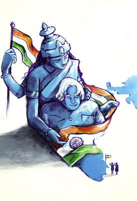 

Art Tribute to Dr. A.P.J. Abdul Kalam Sir poster on fine art paper 13x19 Fine Art Print(19 inch X 13 inch, Rolled)