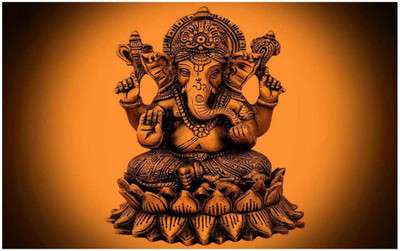 

Lord Ganesh Ji Poster Paper Print(12 inch X 18 inch, Rolled)