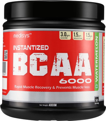

Medisys Instantized BCAA 6000 BCAA(400 g, Watermelon)