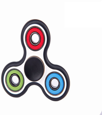 

Premsons Premium Quality Fidget Spinner 608 Four Bearing Amazing Spin Time Spinner Ultra Speed Hand Spin White Black(1 Pieces)