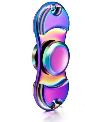 

Premsons Fidget Spinner Metal Dual Hand Spinner Ultra Speed Toy Metallic Rainbow(1 Pieces)