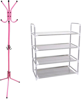 

Evana shelf rack Stainless Steel Wall Shelf(Number of Shelves - 4, White)