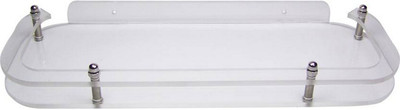

Sehaz Artworks O Lean Border Acrylic Wall Shelf(Number of Shelves - 1, Clear)
