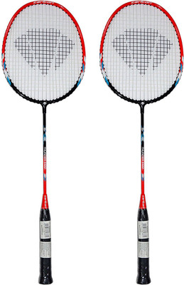

Carlton Thunder S100 Red, Black Strung Badminton Racquet(G1 - 4 Inches, 105 g), Black;red