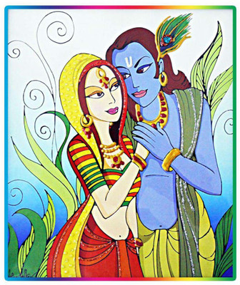 

Vasturaviraj Radha Krishna Photo Frame Religious Frame