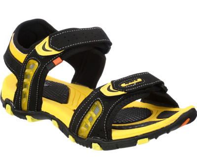 

Sparx Men Black Yellow Sports Sandals