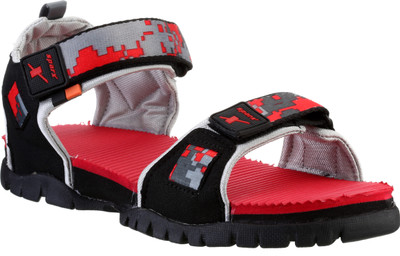 10 OFF on SPARX Sparx Men SS 210 Black Red Floater Sandals Men Black Red Sandals on Flipkart PaisaWapas