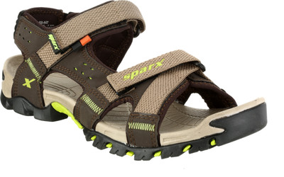 

Sparx Men Camel FlourscentGreen Sandals