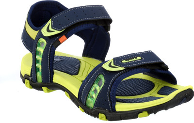 

Sparx Men Navy Blue Flourscent Green Sandals