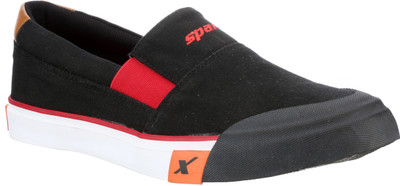 

Sparx SM-292 Slip On Sneakers For Men(Black, Black red