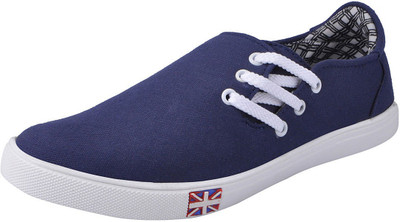

FAUSTO Trendy Canvas Shoes For Men(Blue), Navy blue