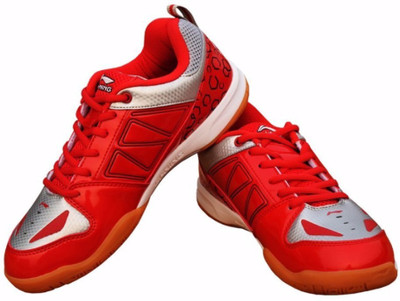 

Li-Ning RIO AYTL081-4 Badminton Shoes For Men(White, Red
