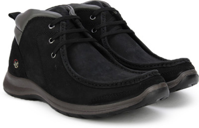 

Woodland Leather Boots For Men(Black