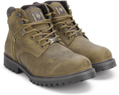 

Woodland Leather Boots For Men(Brown, Camel