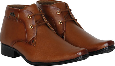 

Knot n Lace OfficeWear Lace Up For Men(Tan)