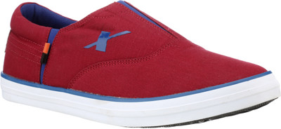 Sparx SM-255 Canvas Shoes For Men(Maroon, Cherryblue
