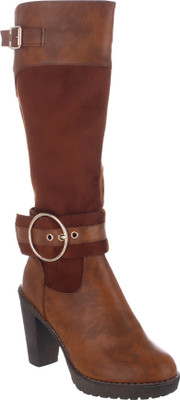 

Shuz Touch Boots For Women(Brown, Camel