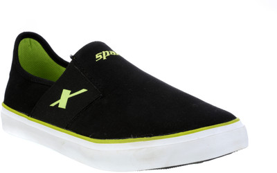 

Sparx SM-214 Casuals For Men(Black, Green, Black flourscent green