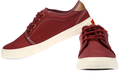 

Sparx SM-232 Canvas Shoes For Men(Maroon), Rust tan
