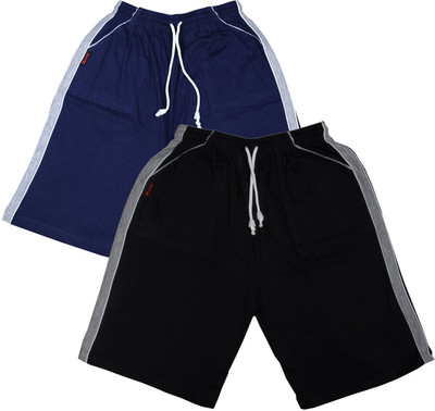 Fashion Biz Solid Men Multicolor Bermuda Shorts Fashion Biz Solid Men Multicolor Bermuda Shorts