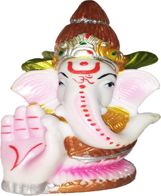 

JaisBoy Lord Ganesha Idol For Car Dashboard | Home Decor | Gifting | Size 6 inches | Office Desk Decorative Showpiece - 6 cm(Polyresin, Red, Brown, Green)