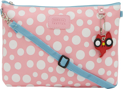 

Esbeda Women Casual Pink Nylon Sling Bag