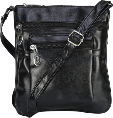 

Indian Fashion Women Formal Black Leatherette Sling Bag