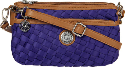 

aaradhya creations Girls Casual Blue PU Sling Bag