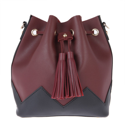

Fur Jaden Women Casual Red PU Sling Bag