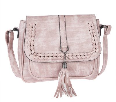 

Fur Jaden Women Casual Pink PU Sling Bag