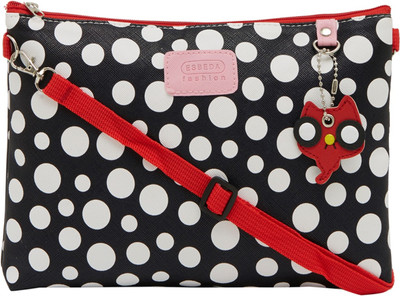 

Esbeda Women Casual Black Nylon Sling Bag